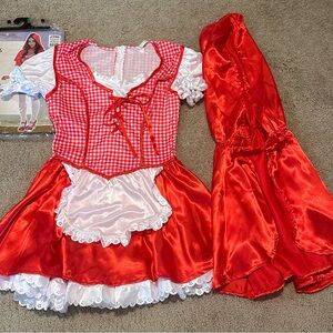 *ONCE USED BEAUTIFUL CONDITION* Red Riding Hood Adult Women Size Medium 6-8